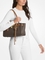 Bolso satchel Hamilton Moderne pequeño BRN/ACORN